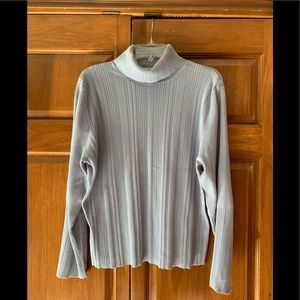 J Jill Gray Cotton Sweater XL